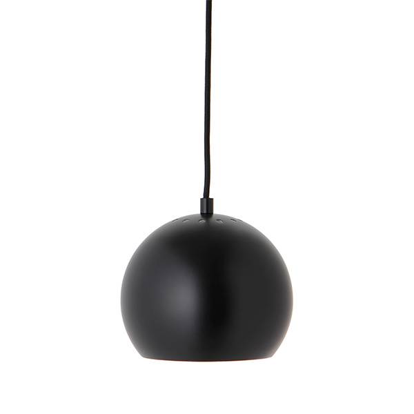 Frandsen ball pendel Ø18 - Matt black  : Erling Christensen Møbler