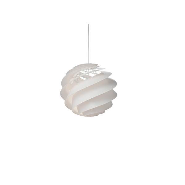 Le Klint Swirl 3 pendel - hvid - Medium  : Erling Christensen Møbler