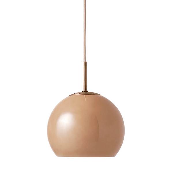 Frandsen ball glas pendel Ø25 - Cappuccino  : Erling Christensen Møbler