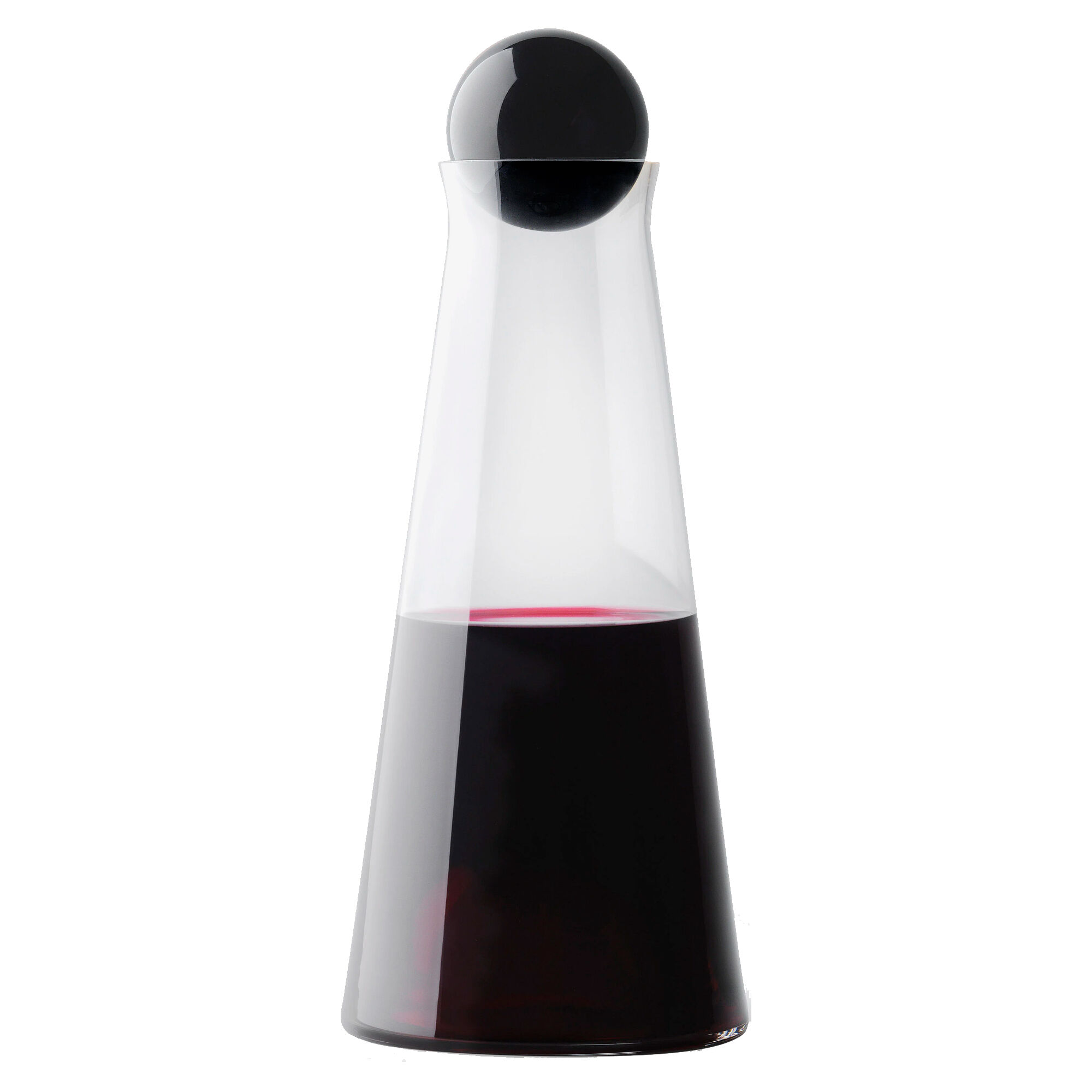 Design house stockholm Fia karaffel 1 liter, klar/sort