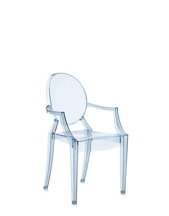 Kartell Lou Lou Ghost spisebordsstol - Kids - Lyseblå  : Erling Christensen Møbler