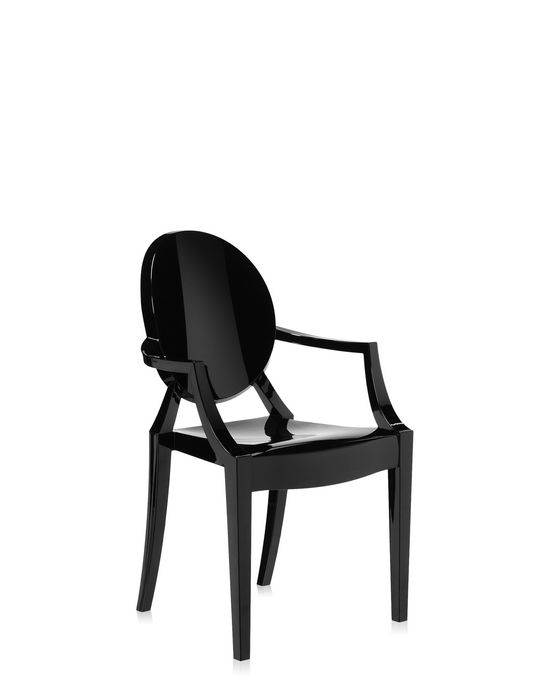 Kartell Lou Lou Ghost spisebordsstol - Kids - Sort  : Erling Christensen Møbler