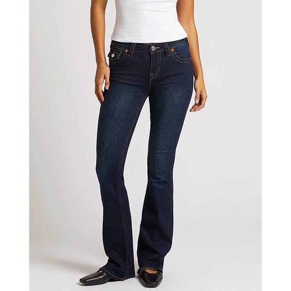 True Religion BECCA MID RISE BOOT CUT FLAP - Muddy waters  : Erling Christensen Møbler
