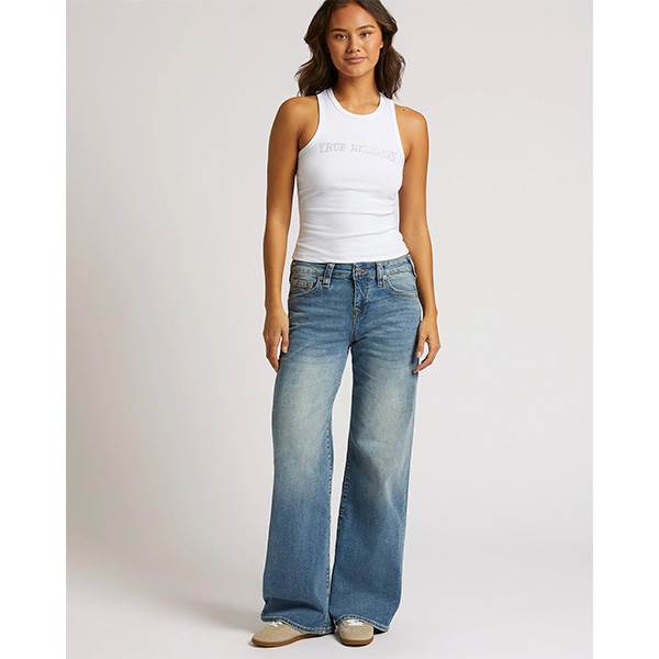 True Religion BOBBI BAGGY JEAN - Medium wash  : Erling Christensen Møbler