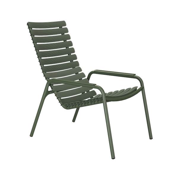 HOUE ReCLIPS loungestol - Olive Green  : Erling Christensen Møbler