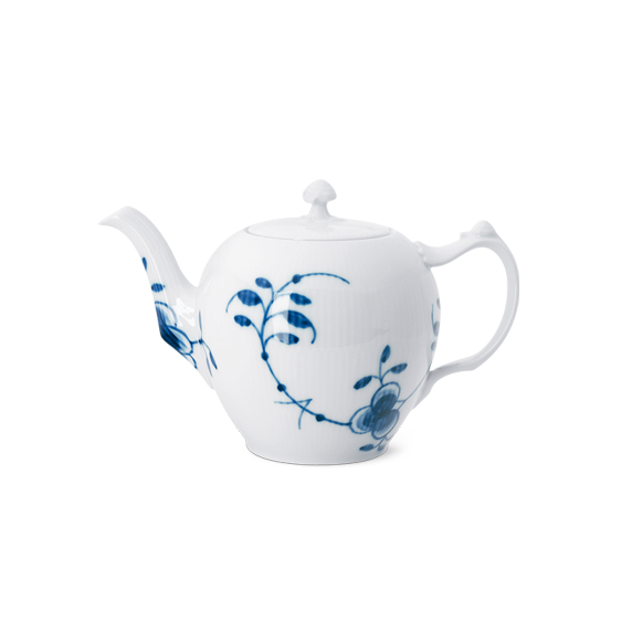 Royal Copenhagen Blå Mega Riflet tekande - 100 cl  : Erling Christensen Møbler