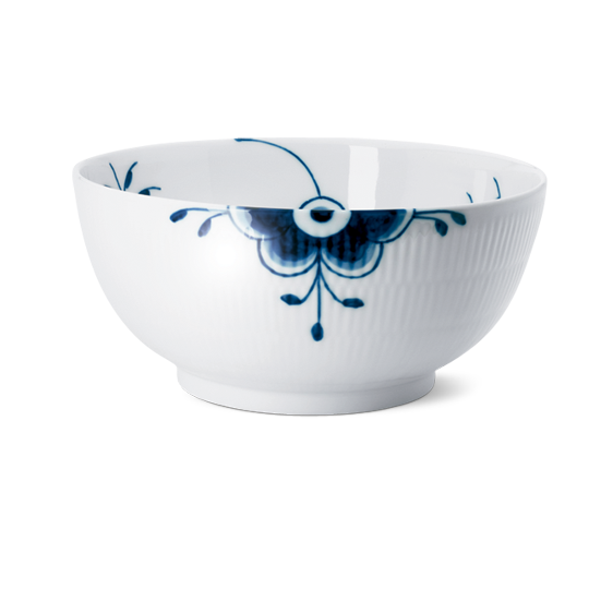 Royal Copenhagen Blå Mega Riflet skål - 310 cl  : Erling Christensen Møbler