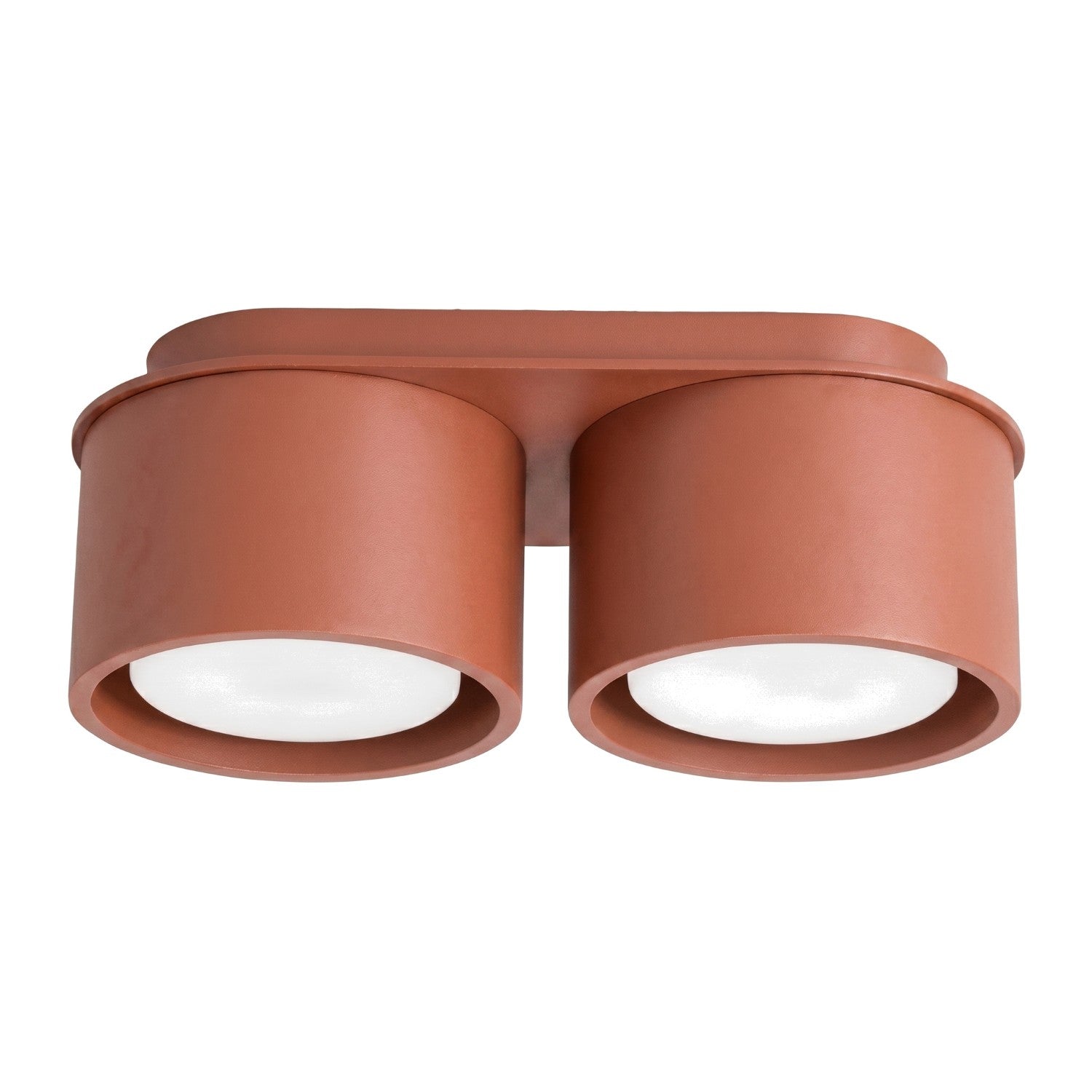 Loftlampe MODO 2 rød okker Gx53