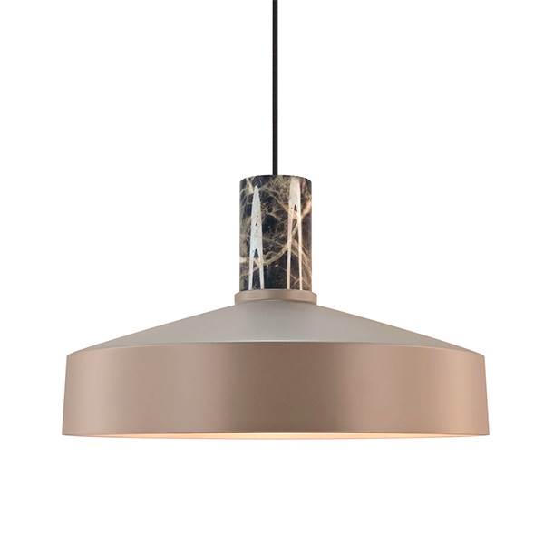 Nordlux Elvas marble pendel - Lysebrun  : Erling Christensen Møbler