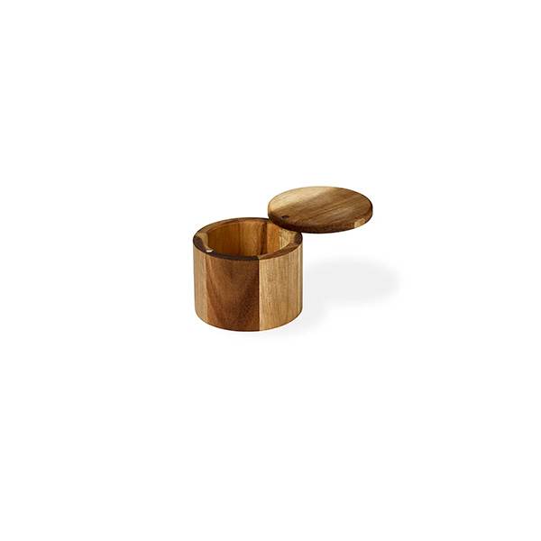 Claus Holm HOLM Saltkar Dia 8,9 x 7 cm - Akacietræ : Erling Christensen Møbler  : Erling Christensen Møbler