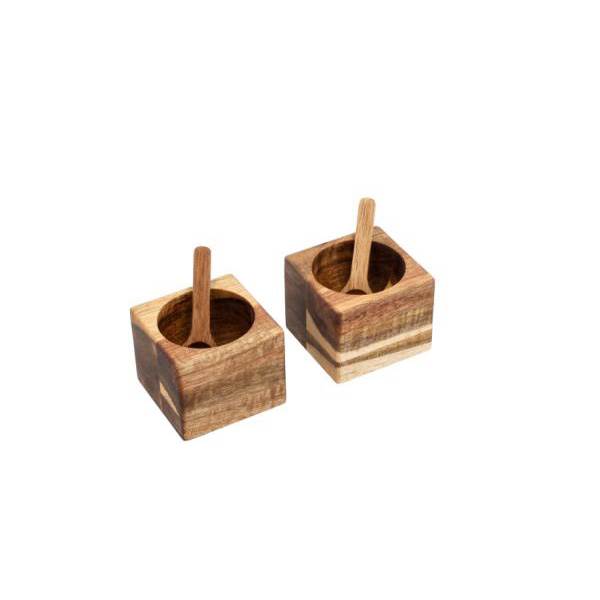 Claus Holm HOLM Miniskålesæt 6 x 6 x 5 cm 2 stk. - Akacie : Erling Christensen Møbler  : Erling Christensen Møbler