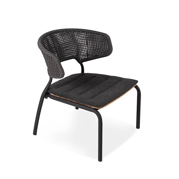 Mindo 101 loungestol - Dark grey  : Erling Christensen Møbler