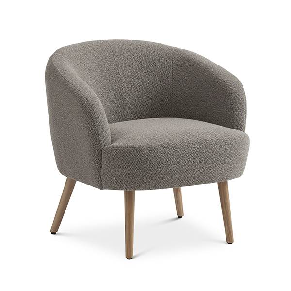 Erling Christensen Møbler Conrad lounge chair - Mushroom - Vista - Natur træ : Erling Christensen Møbler  : Erling Christensen Møbler