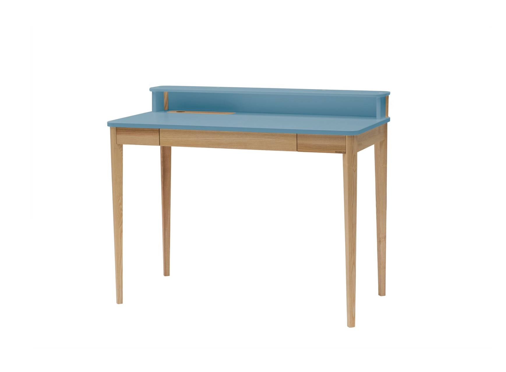 ASHME Skrivebord B 110 x D 56 x H 75 cm  -  Gentle Blue