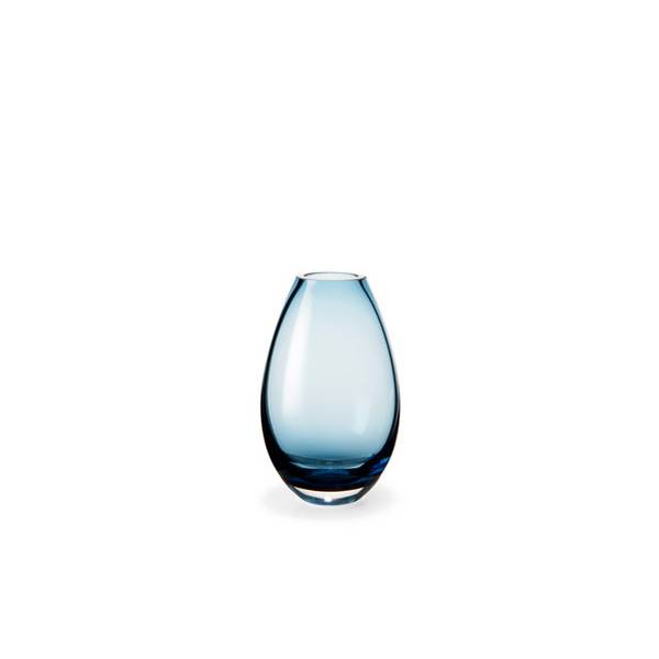 Holmegaard Cocoon vase h 11,5 cm - Mørk blå  : Erling Christensen Møbler