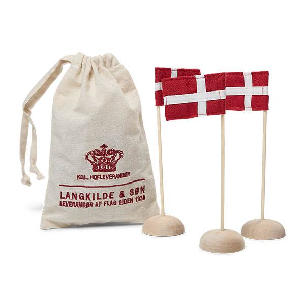 Langkilde og Søn Langkilde & Søn Mini bordflag 3 stk : Erling Christensen Møbler  : Erling Christensen Møbler