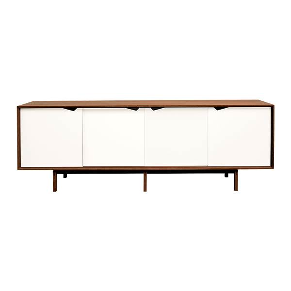 Andersen Furniture S1 sideboard - Ask (røget olie) - Hvid  : Erling Christensen Møbler
