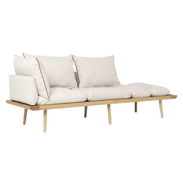 Umage Lounge Around 3 seater sofa - Eg - White sands  : Erling Christensen Møbler