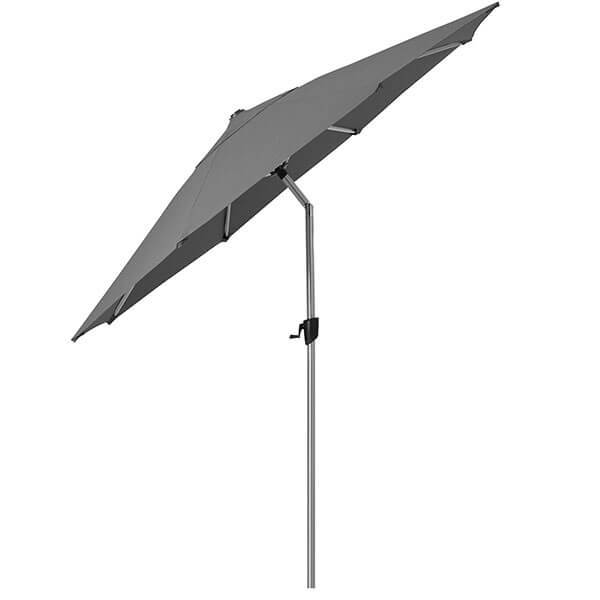 Cane-Line Sunshade parasol m/tilt - Ø 300 cm - Antracit  : Erling Christensen Møbler