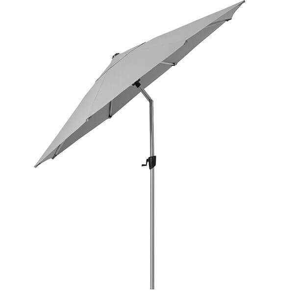 Cane-Line Sunshade parasol m/tilt - Ø 300 cm - Light grey  : Erling Christensen Møbler