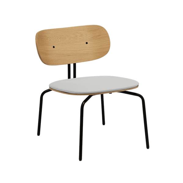 Umage Curious loungestol - Sort / Sterling  : Erling Christensen Møbler