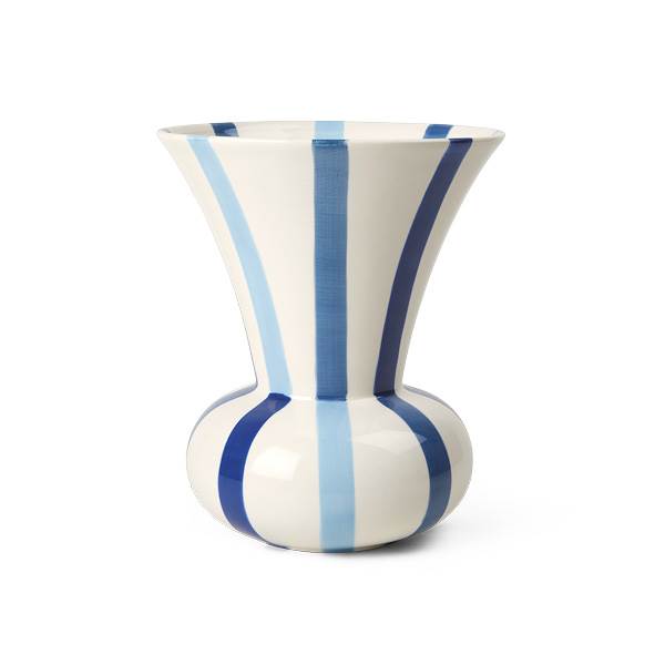 Kahler Kähler Sinature vase h. 20 cm - Blå : Erling Christensen Møbler  : Erling Christensen Møbler