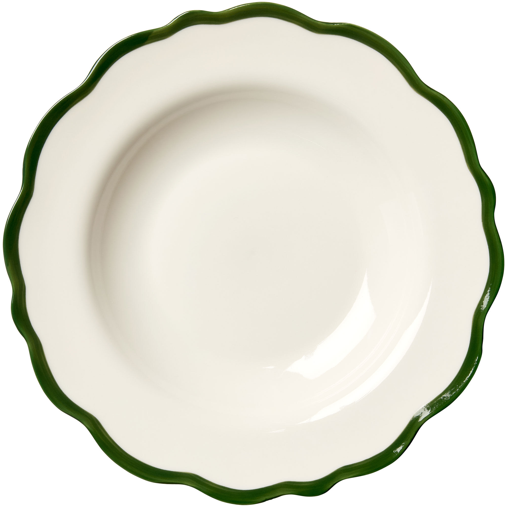 Decotique Fleur skål 23 cm, mørkegrøn