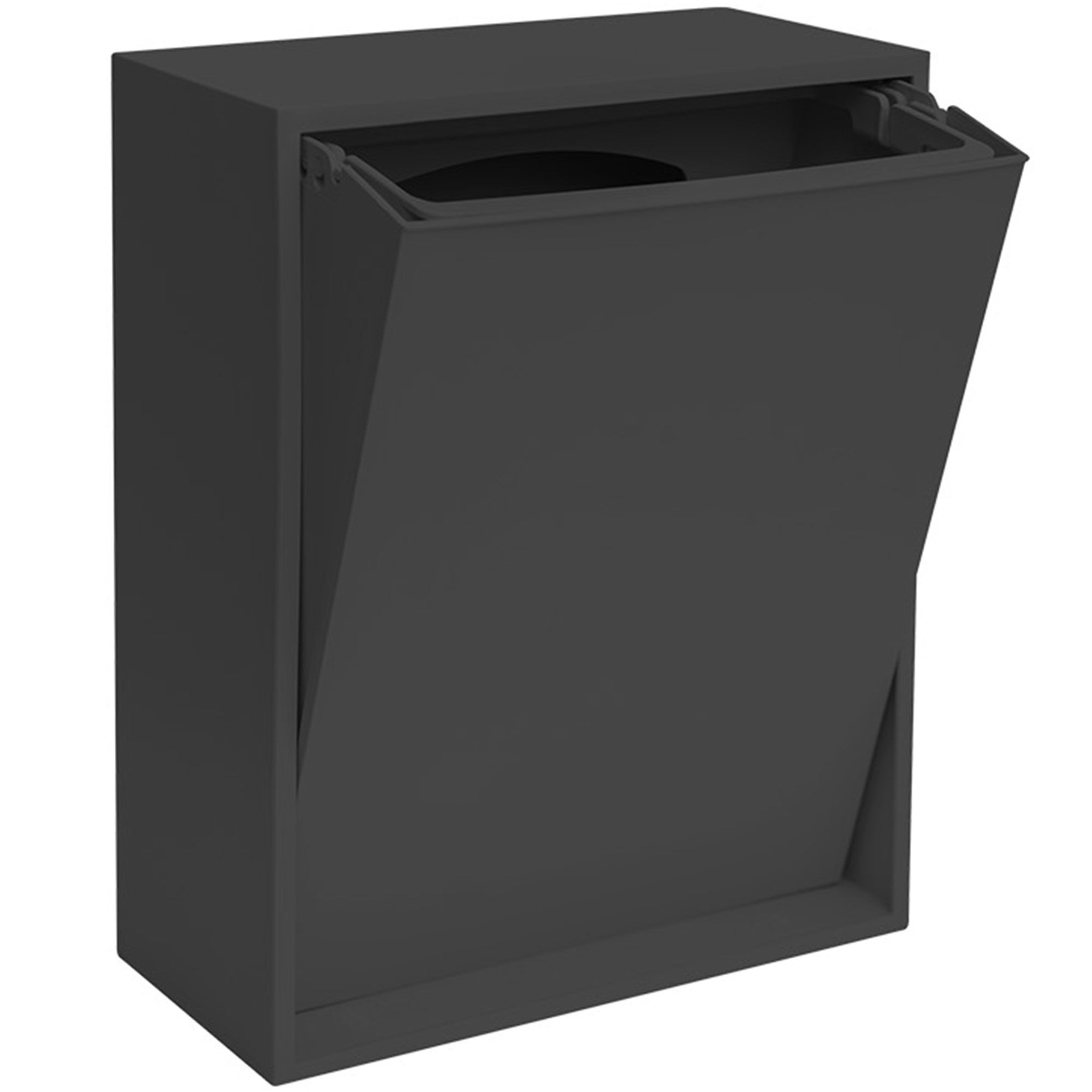 Recollector Recycling Box 12 liter, black raven