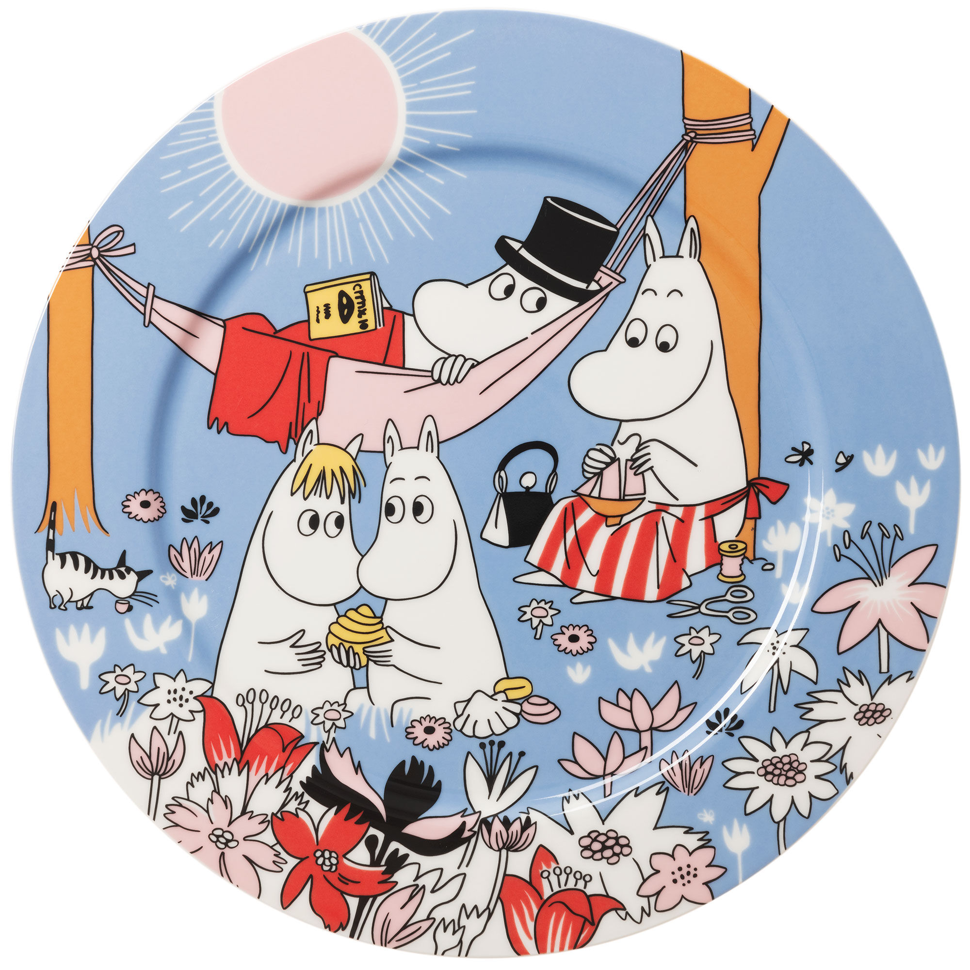 Moomin arabia Familiehygge serveringsfad 30 cm, blå