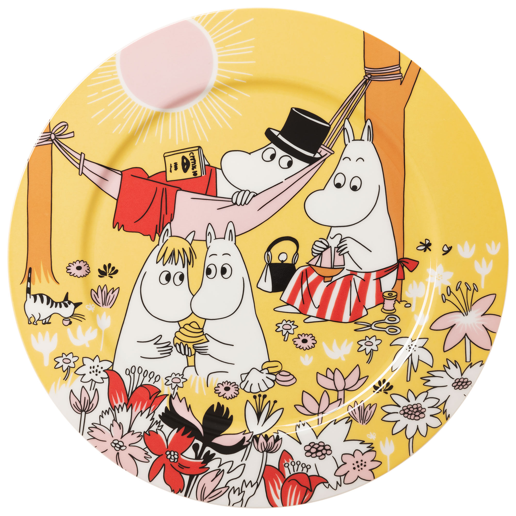 Moomin arabia Familiehygge serveringsfad 30 cm, gul