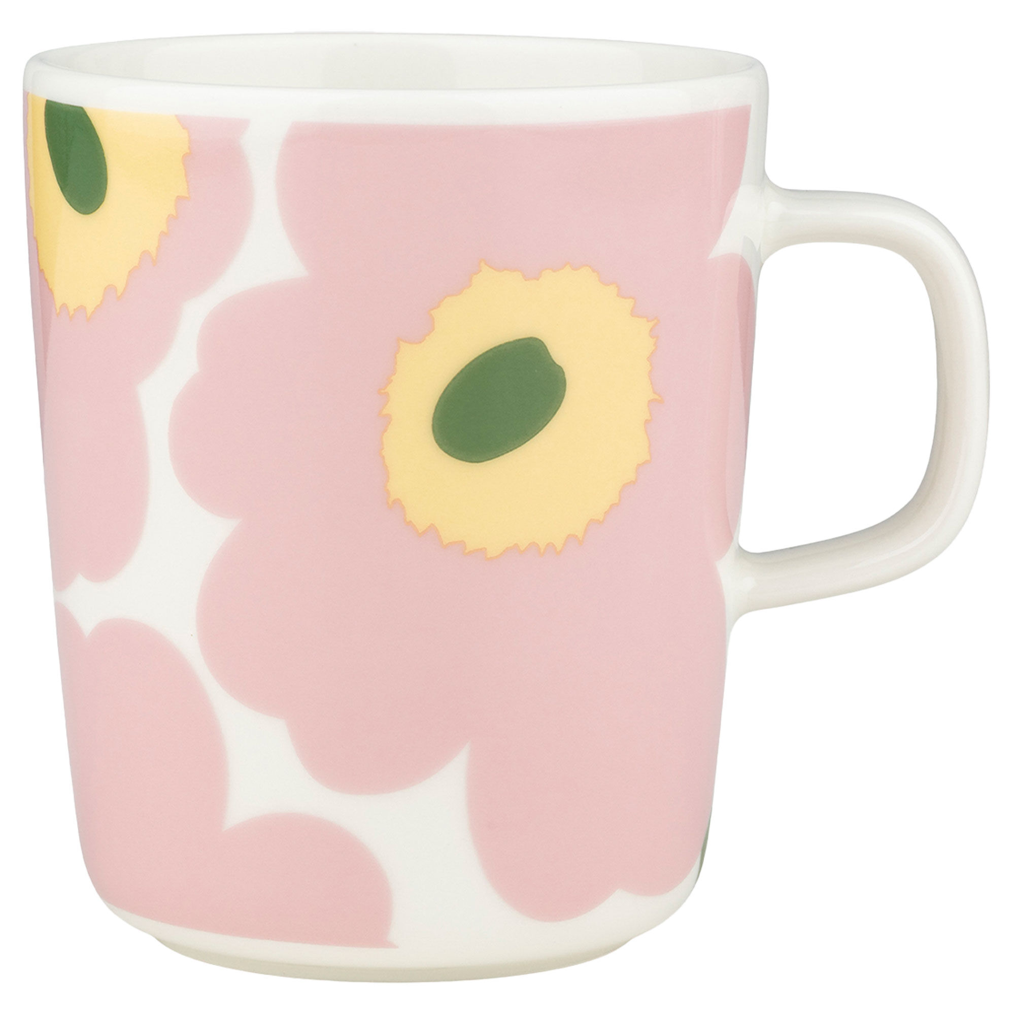 Marimekko Unikko kop 2,5 dl, rosa/hvid
