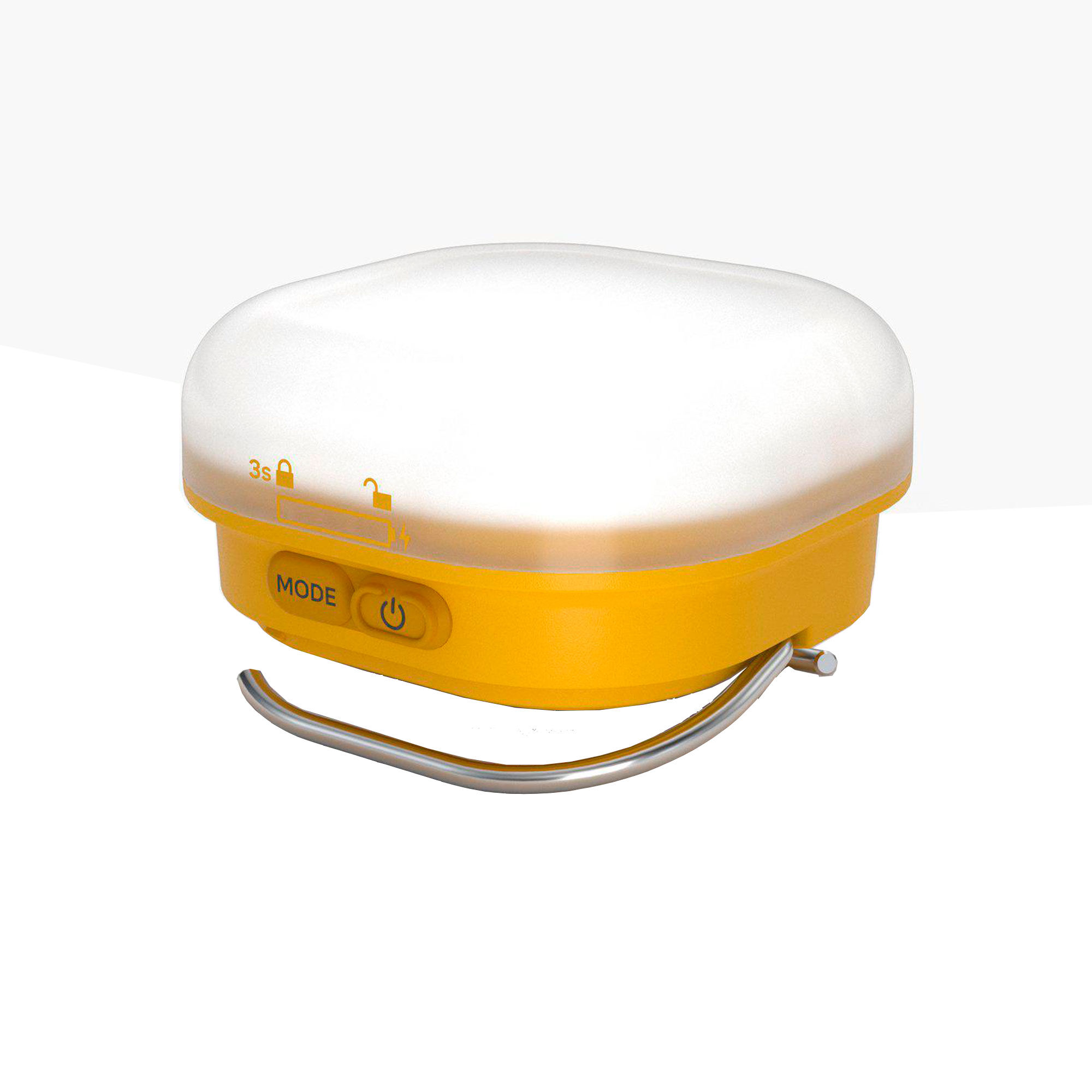 Silva Glow Recharge campinglampe, gul