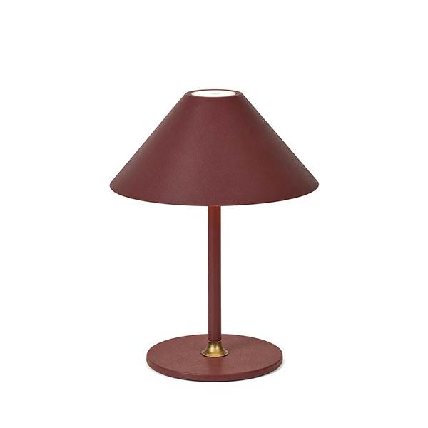 Halo Design Hygge bordlampe Ø 15 cm - Maroon  : Erling Christensen Møbler