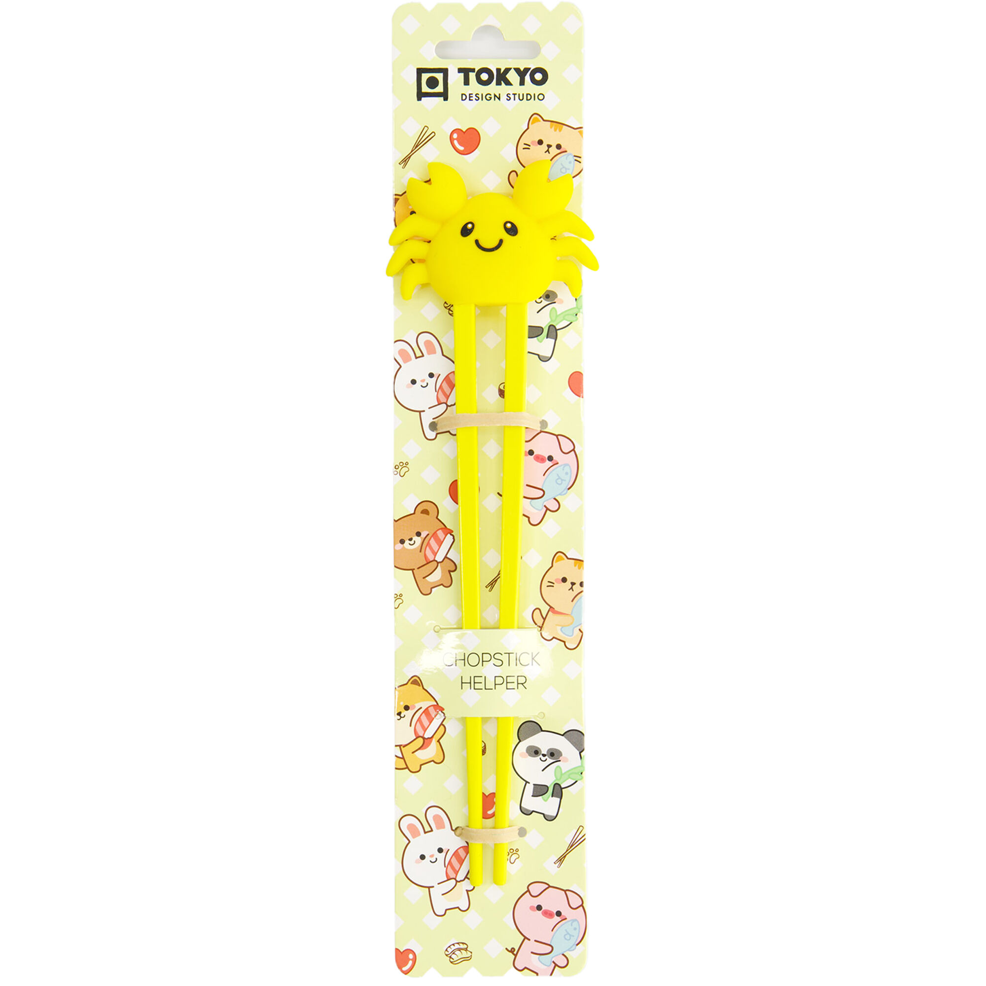 Tokyo design studio Spisepinde krabbe 22 cm, gul