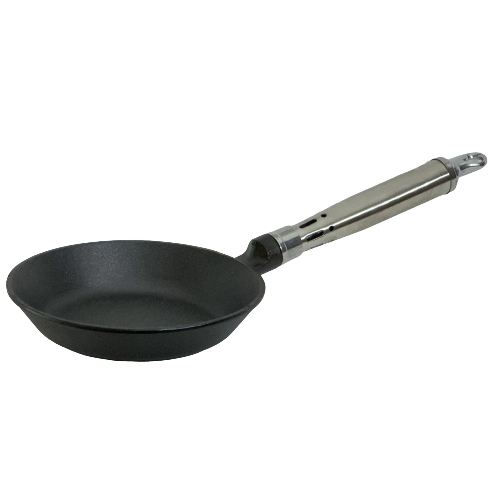 Ronneby bruk Maestro støbejernsstegepande med udadgående kant, 18 cm