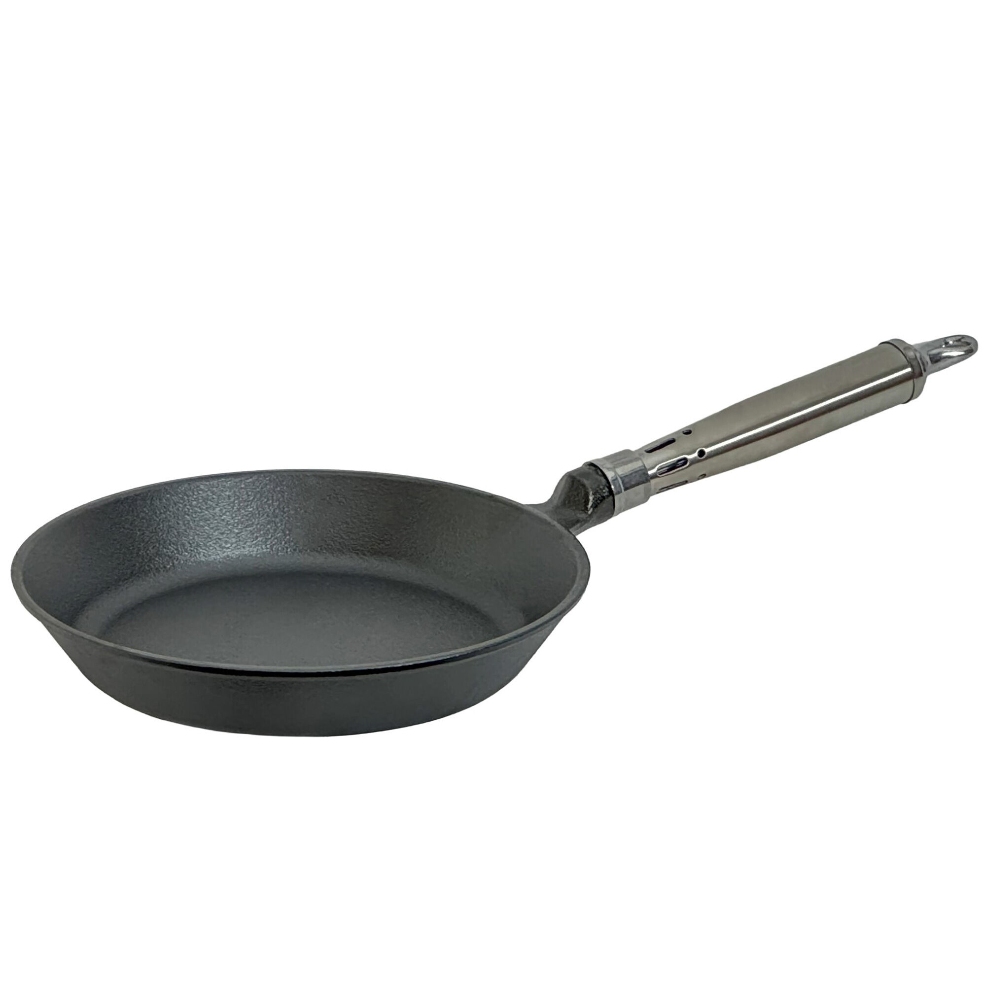Ronneby bruk Maestro støbejernstegepande med udadgående kant, 24 cm
