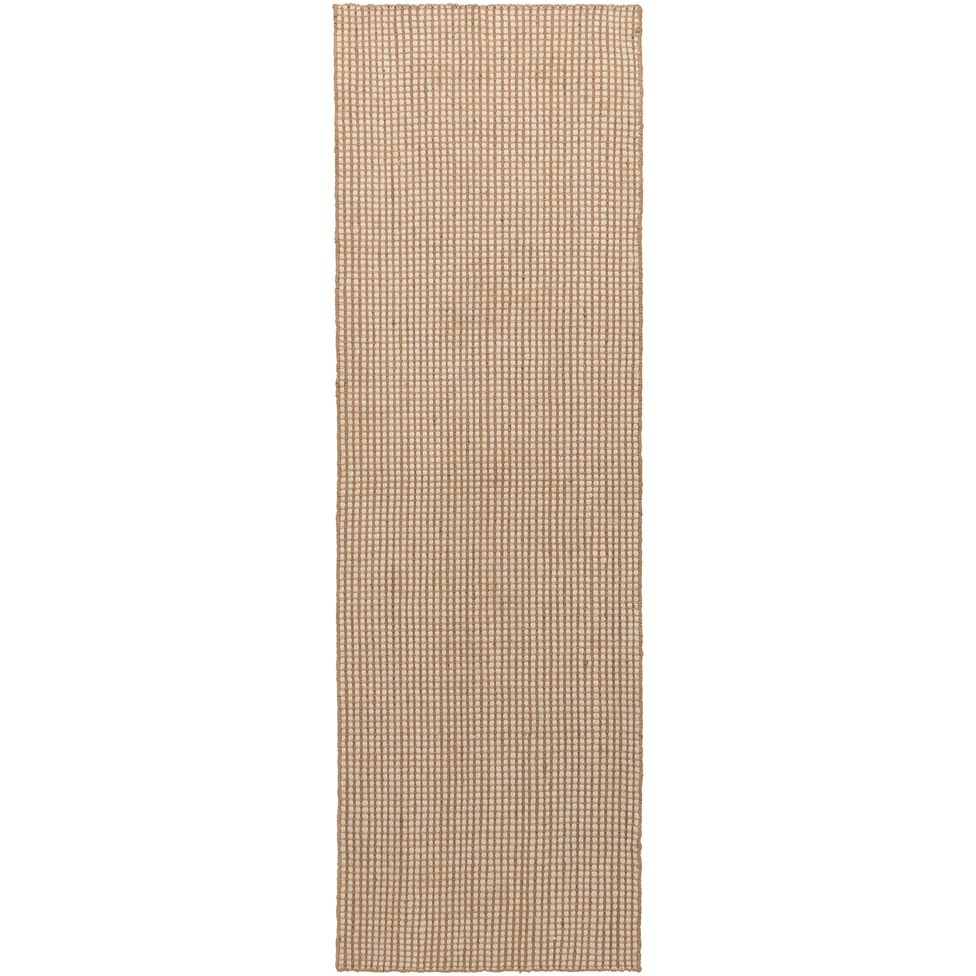 Decotique Dotted uldtæppe 75 x 250 cm, natur