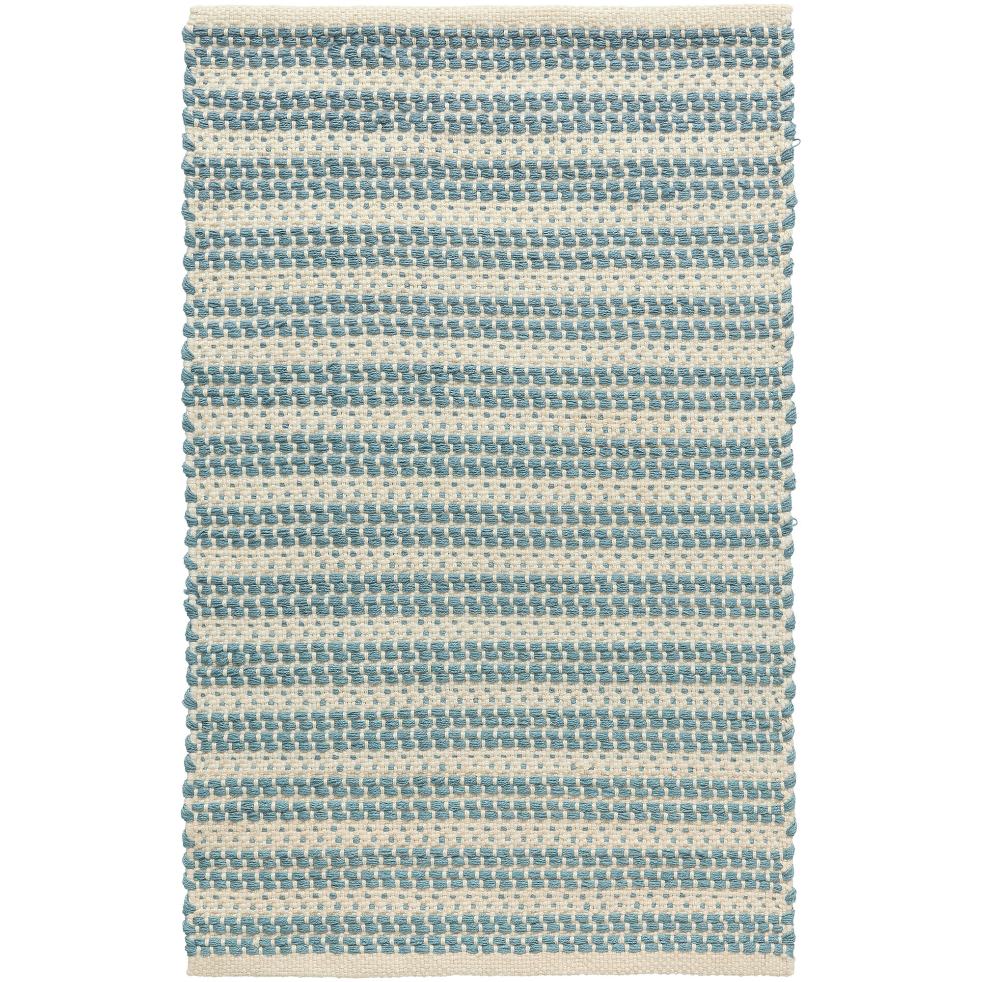Decotique Dune løber 75 x 250 cm, blå/offwhite