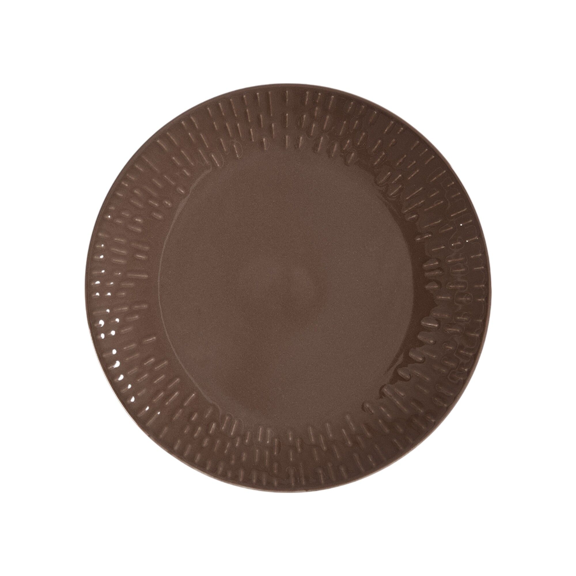 Aida Confetti asiet 21 cm, chocolate