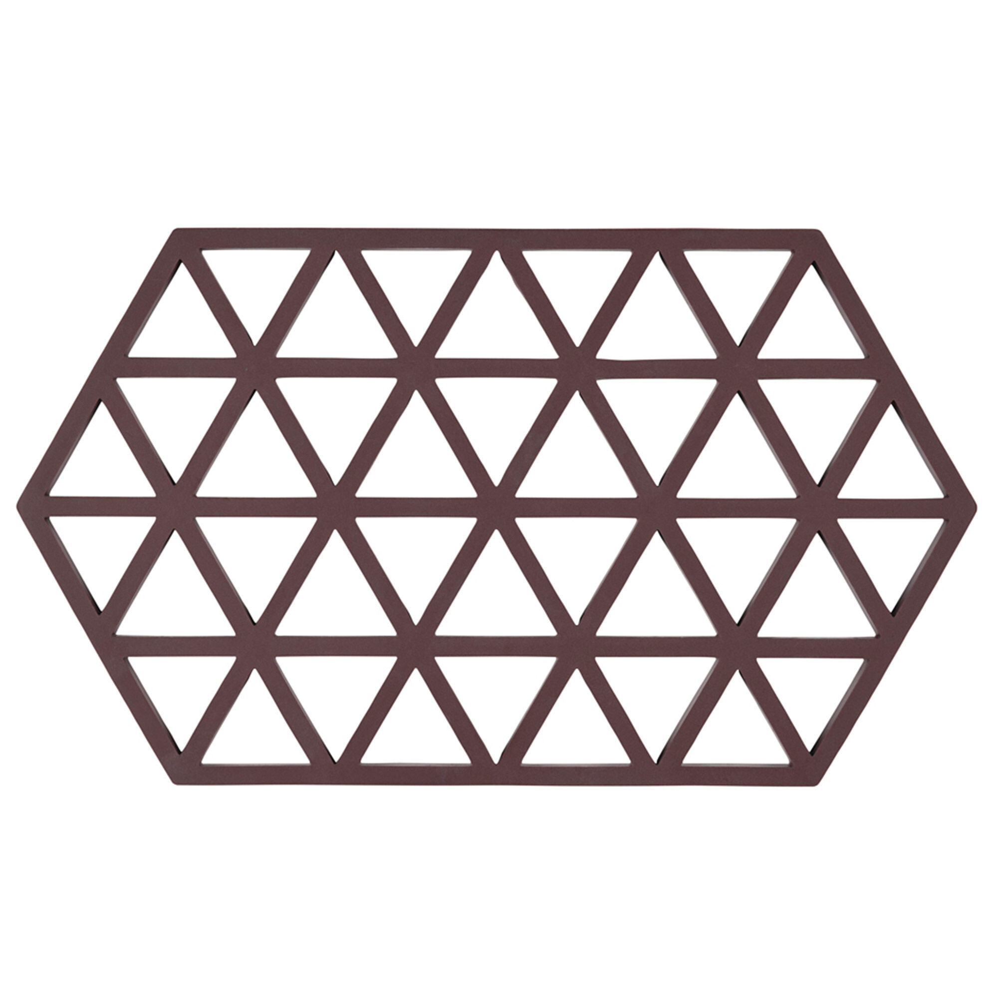 Zone Triangles grydeunderlag 24 cm, kalamata