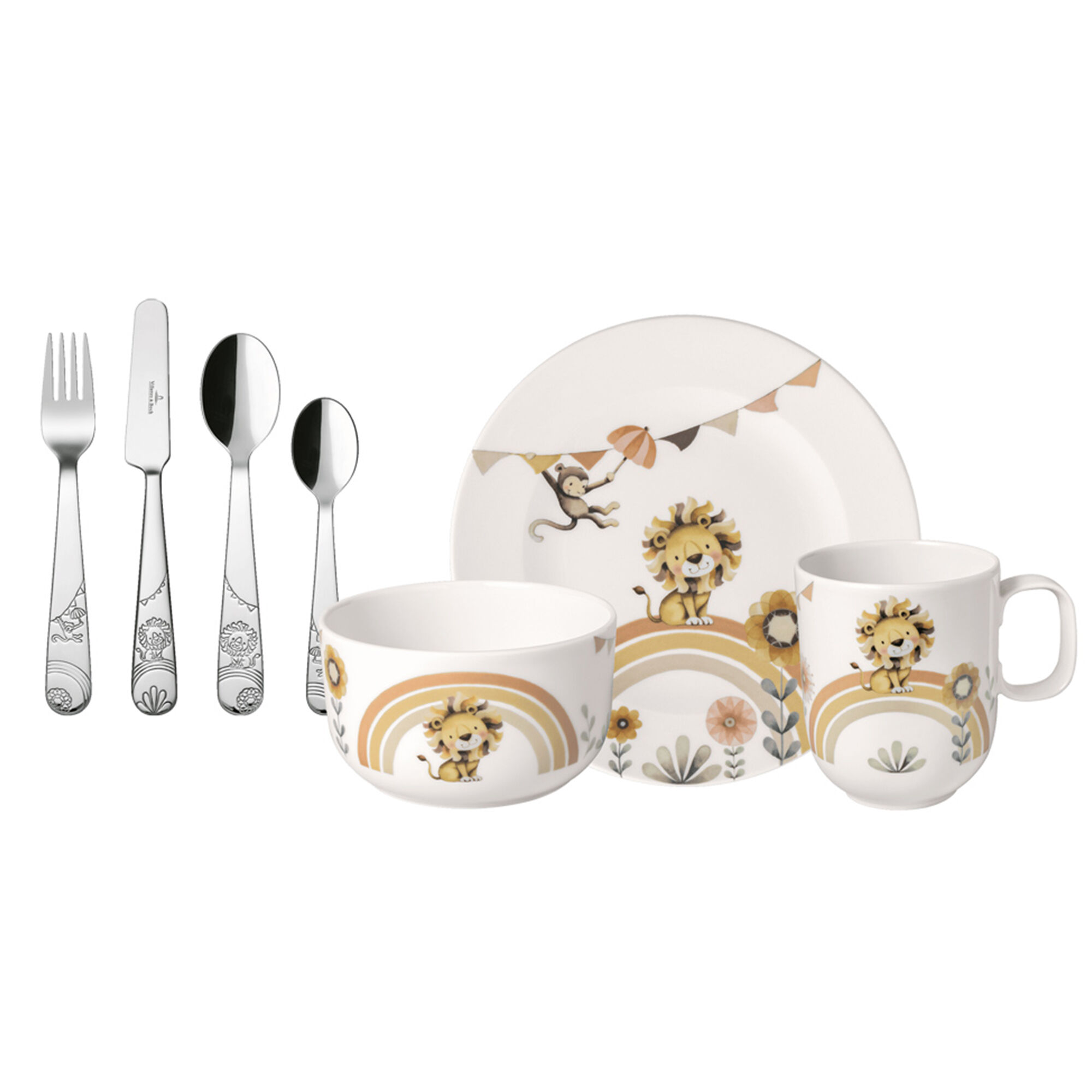 Villeroy & boch Lion børneservice 7 dele