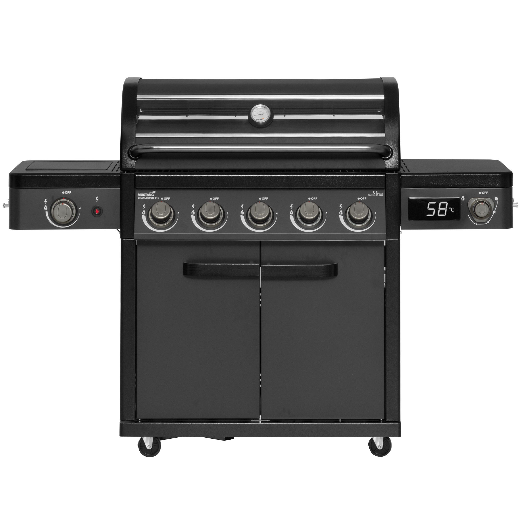 Mustang Charleston gasgrill 5+1