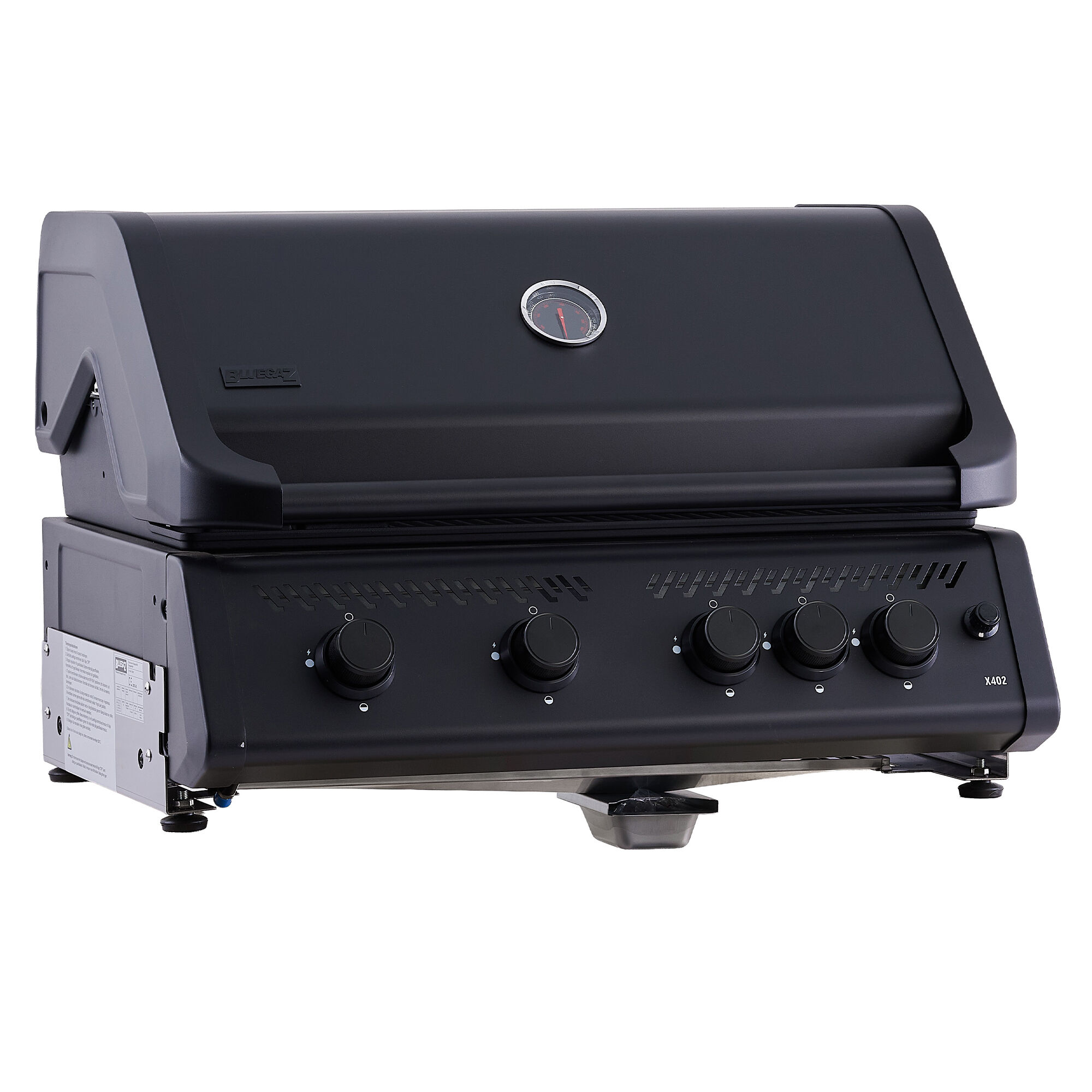 Bluegaz X402 indbygningsgrill, sort