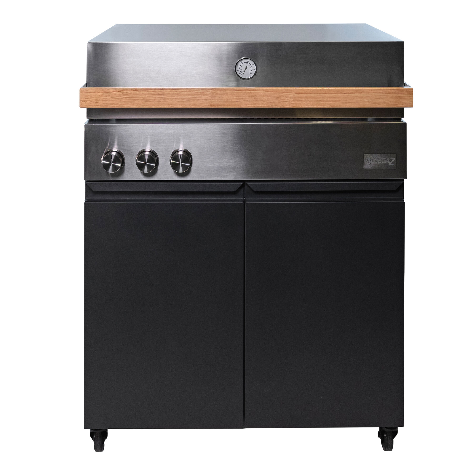 Bluegaz Z gasgrill, rustfrit stål/sort