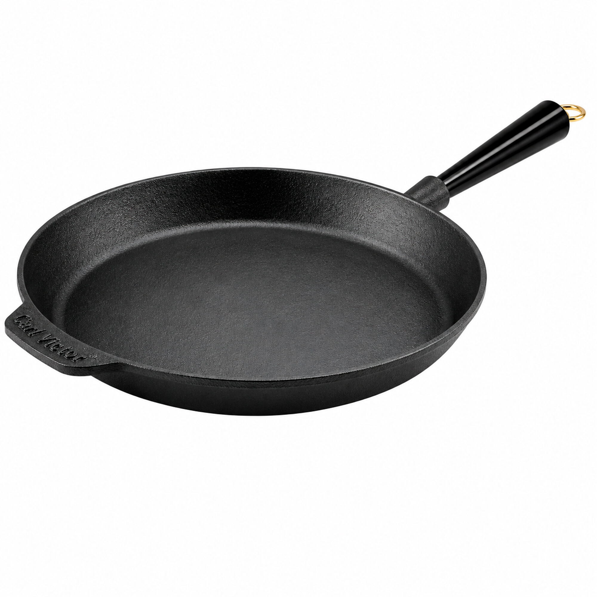 Carl victor Gold stegepande 28 cm, støbejern