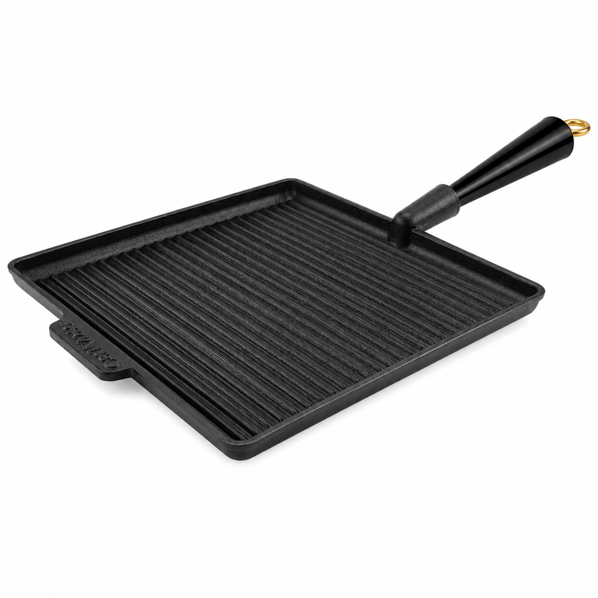 Carl victor Gold firkantet grillpande 28 x 28 cm, støbejern