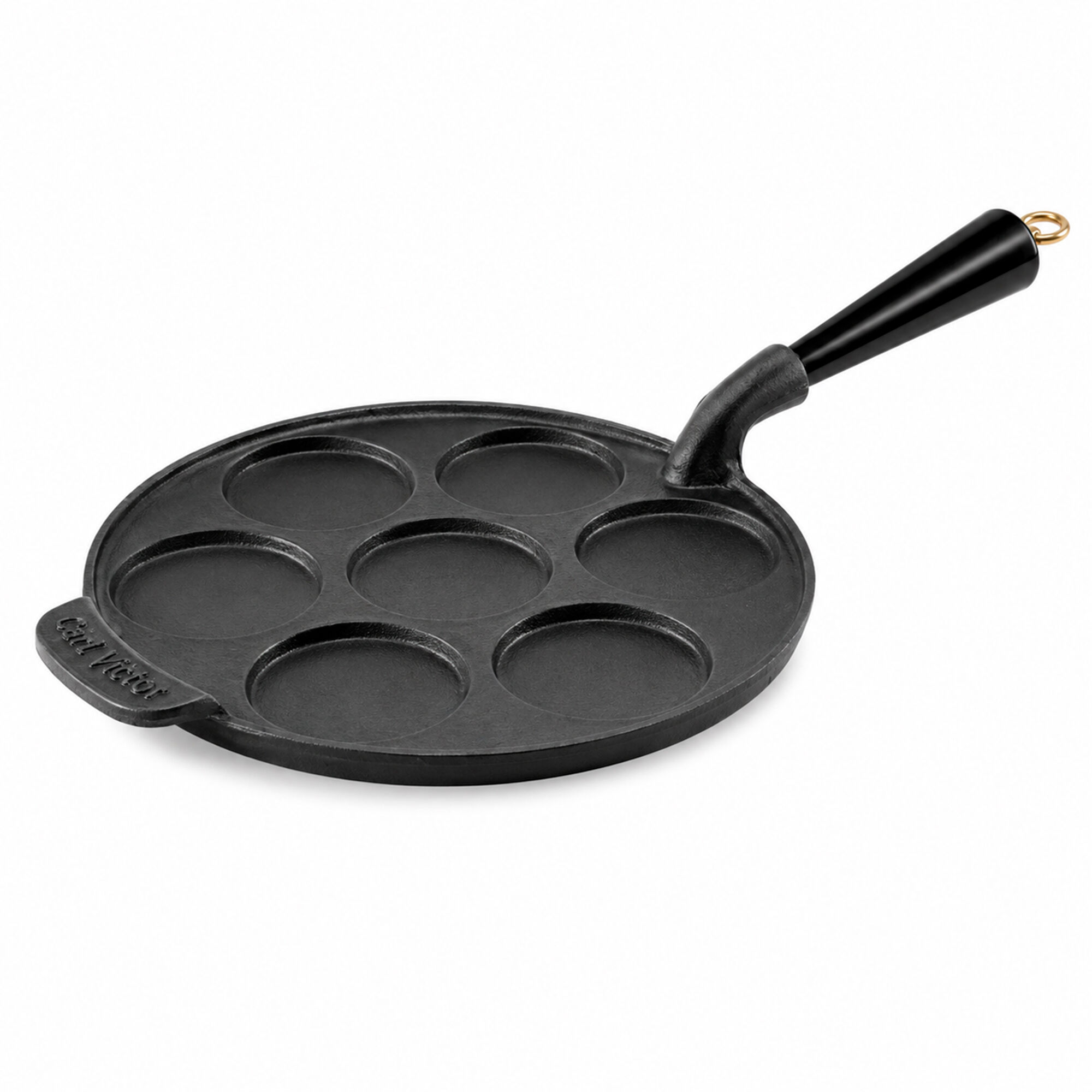 Carl victor Gold blinispande 23 cm, støbejern