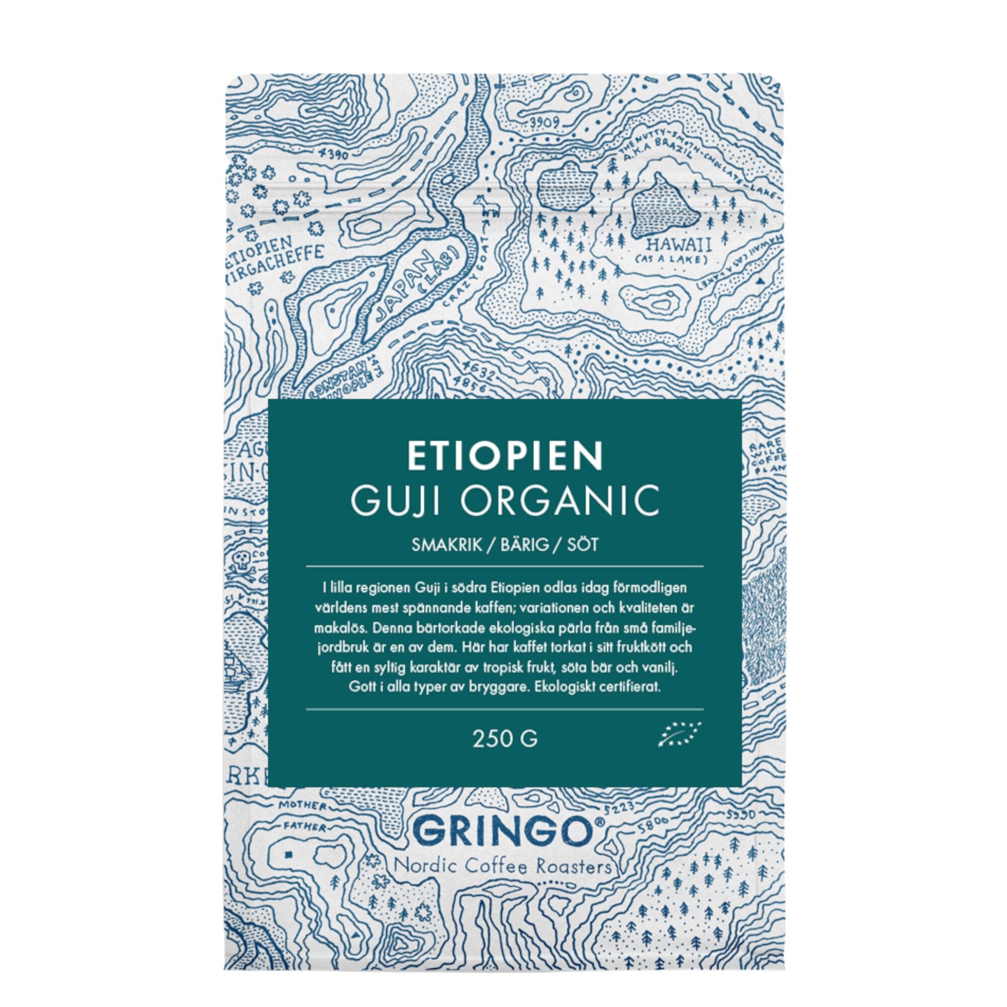 Gringo Etiopien Guji Organic kaffebønner 250 g