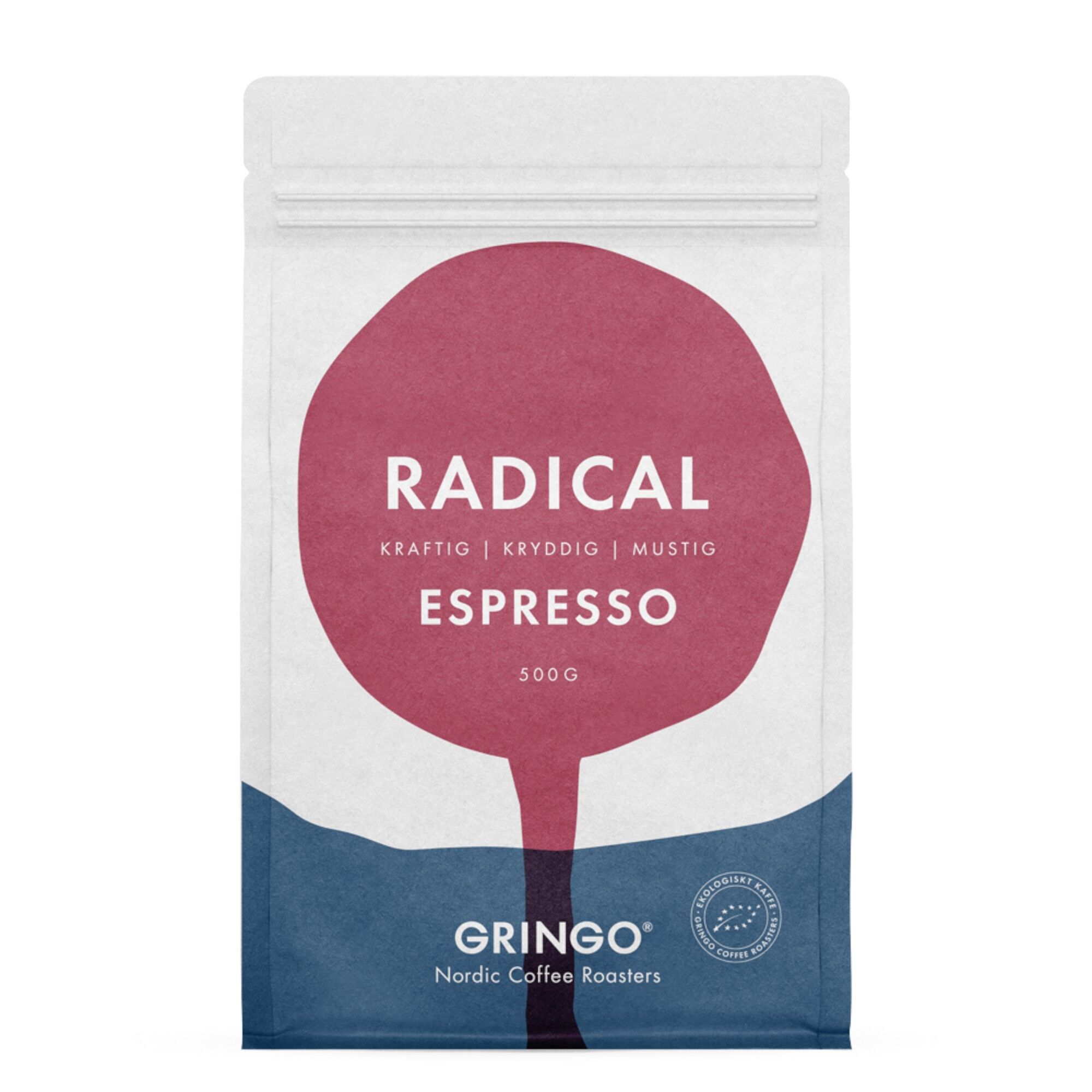 Gringo Radical Espresso kaffebønner 500 g