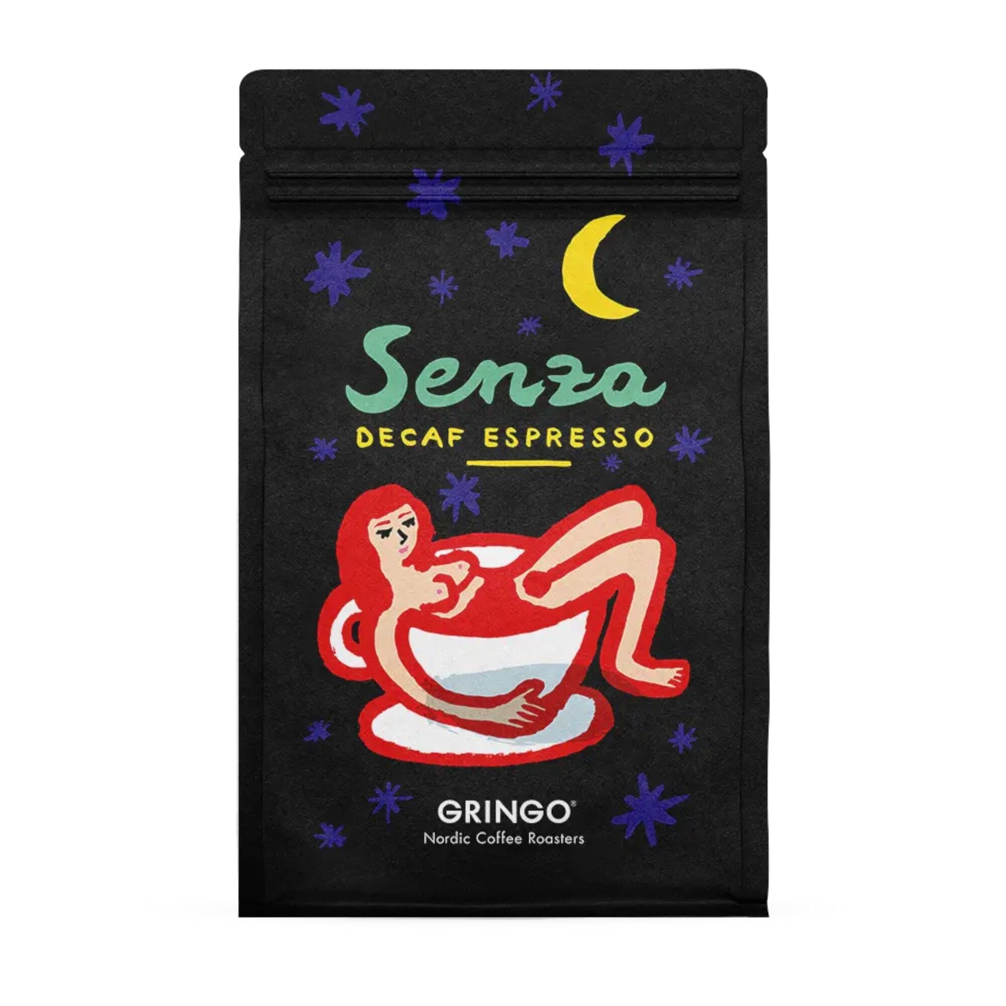 Gringo Senza Decaf Espresso kaffebønner 500 g